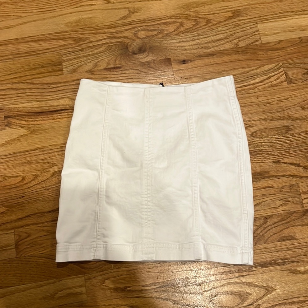 Wish list/jeans white skirt